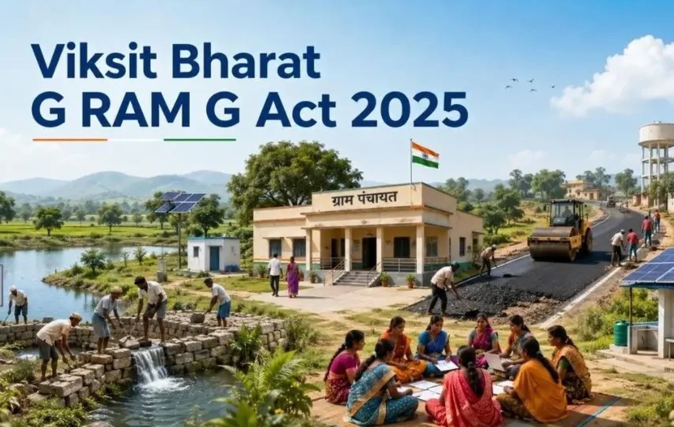 Viksit Bharat – Employment and Livelihood Guarantee Mission (Rural) [VB-G RAM G] Act, 2025 to come into force across India from July 1, 2026